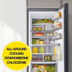 Lodówka SAMSUNG RB38C776CS9 EF AI No Frost 203cm Szczotkowana stal nierdzewna