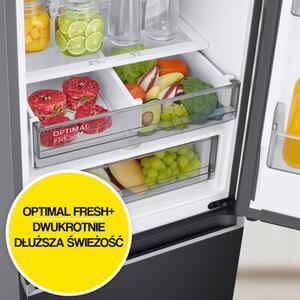 Lodówka SAMSUNG RB38C776CS9 EF AI No Frost 203cm Szczotkowana stal nierdzewna