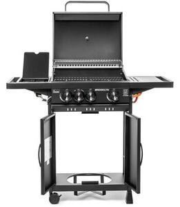 Grill ogrodowy gazowy ACTIVA Brooklyn 19741GB 8.4 + 2.8 kW 52 x 38 cm