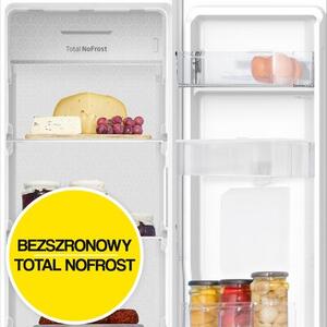 Lodówka AMICA FY5079.3DFXBI Side by Side No Frost 176.3cm Srebrna Podajnik wody