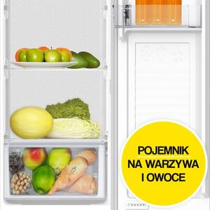 Lodówka AMICA FY5079.3DFXBI Side by Side No Frost 176.3cm Srebrna Podajnik wody