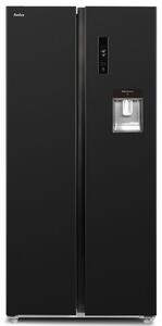 Lodówka AMICA FY5079.3GDFBI Side by Side No frost 176.3 cm Czarny Inox Podajnik wody