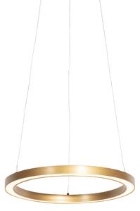 Złota lampa wisząca 40 cm w komplecie z LED o 3 stopniowym ściemnianiu - Girello Oswietlenie wewnetrzne