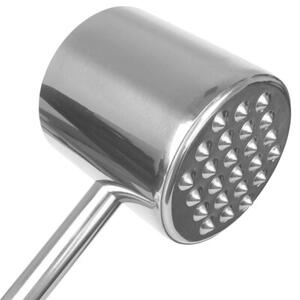 Tłuczek do mięsa stalowy dwustronny LUXY 27 cm