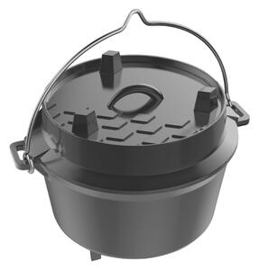 Tepro 8231 Garnek żeliwny z pokrywką Dutch Oven, 4 l