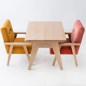 Stolik dla dzieci TAP 50x70 z drewna bukowego MODELINA - kolory