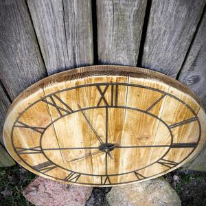 Zegar ścienny drewniany FACTORY SOSNA