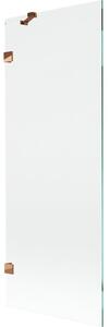 Mexen Lunar parawan nawannowy 1-skrzydłowy 70 x 150 cm, transparent, różowe złoto - 897-070-000-60-00