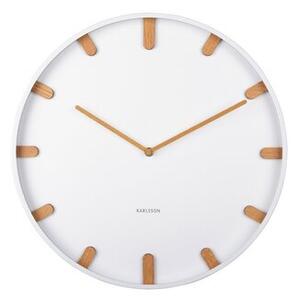 Karlsson 5942WH designerski zegar ścienny 40 cm, biały