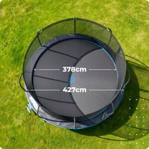 Trampolina ogrodowa THUNDER 14ft 427 cm z siatką i drabinką