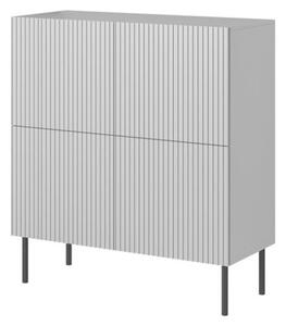Komoda ASENSIO KM-2 100 cm jasnoszara