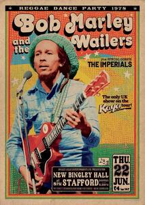 Plakat, Obraz Bob Marley - Stafford, (59.4 x 84 cm)