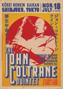 Plakat, Obraz John Coltrane Quintet - Tokyo, (59.4 x 84 cm)