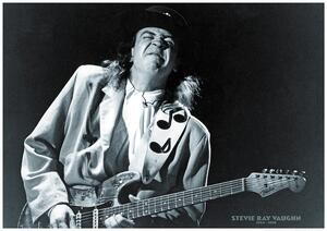 Plakat, Obraz Stevie Ray Vaughan - 1954-1990