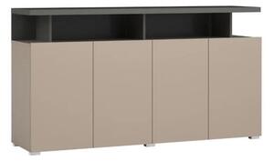 Komoda SERIO 4D 153cm congo/antracyt