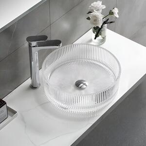 Umywalka nablatowa HYDROSAN BRILLANT2-TR-400 Okrągły Transparentny