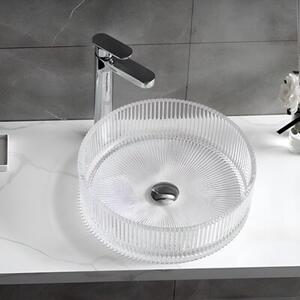 Umywalka nablatowa HYDROSAN BRILLANT2-TR-400 Okrągły Transparentny