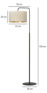 Lampa stojąca podłogowa Emibig 1xE27 60W HILDE LP1 BL WHITE 1052/LP1