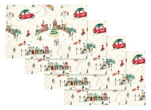 Bawełniane maty stołowe zestaw 4 szt. 30x46 cm Christmas Town – Catherine Lansfield
