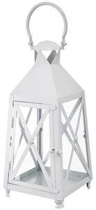 Lampion MY HOME White Decor 66555 Biały
