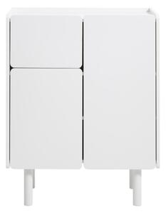 Biała szafka 80x100x40 cm Bera – Unique Furniture