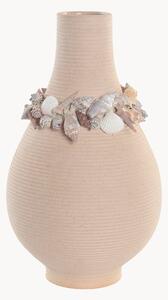 Wazon z ceramiki Creamy, W 33 cm