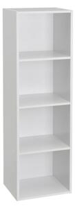 Biały regał 30x106x24 cm Cube – Casa Selección