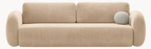 Sofa rozkładana z aksamitu z miejscem do przechowywania Tonale (3-osobowa), S 262 cm