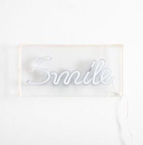 Kinkiet dla dzieci neonowy różowy napis Smile Neon LED 4.14W Zuma Line