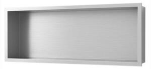 Półka łazienkowa wnękowa HYDROSAN IGA-CH-90X30X7 Chrom szczotkowany