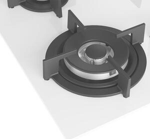 Płyta gazowa BEKO b300 HILW64122SW WOK Wysokowydajne palniki Szkło