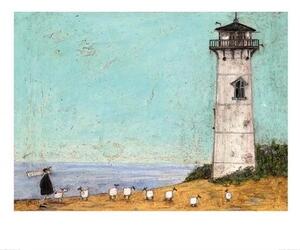 Druk artystyczny Sam Toft - Seven Sisters And A Lighthouse