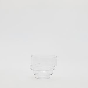 Reserved - Szklany wazon - Biały