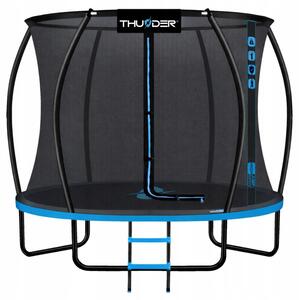 Trampolina ogrodowa THUNDER 6ft 183 cm z elastyczną matą i siatką wewnętrzną