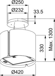 Okap FRANKE FSMS F42 345.0654.932 Biały mat
