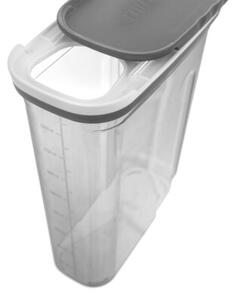 Pojemnik na produkty sypkie z dozownikiem szary GREY 2,7 l