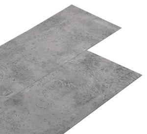 Panele podłogowe PVC, 4,46m², 3mm, samoprzylepne cementowy brąz