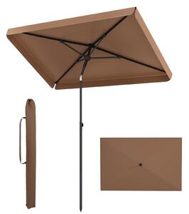 Parasol ogrodowy prostokątny 200x150 cm - składany z pokrowcem