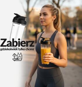 Blender kielichowy Mocny z Tritanu Kruszy lód 1.5L + Bidon 0.8L personalny