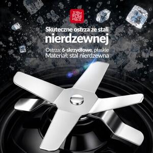 Blender kielichowy Mocny z Tritanu Kruszy lód 1.5L + Bidon 0.8L personalny
