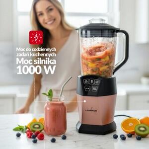Blender kielichowy Mocny z Tritanu Kruszy lód 1.5L + Bidon 0.8L personalny