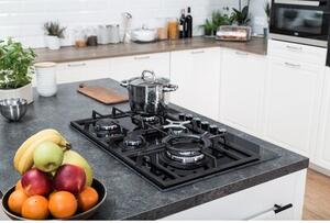 Płyta gazowa BEKO bPro500 HILL75235S Wok Wysokowydajne palniki Żeliwne ruszty 75cm