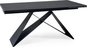 Stół rozkładany WESTIN CERAMIC 160(240)x90 czarny sahara noir
