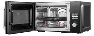 Kuchenka mikrofalowa MIDEA MAC23XF 800W średnica 27 cm pojemność 23L Grill Inverterquattro Czarny