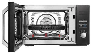 Kuchenka mikrofalowa MIDEA MAC23XF 800W średnica 27 cm pojemność 23L Grill Inverterquattro Czarny