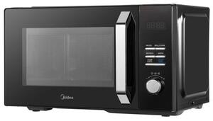 Kuchenka mikrofalowa MIDEA MAC23XF 800W średnica 27 cm pojemność 23L Grill Inverterquattro Czarny