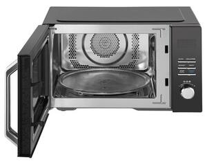 Kuchenka mikrofalowa MIDEA MAC23XF 800W średnica 27 cm pojemność 23L Grill Inverterquattro Czarny