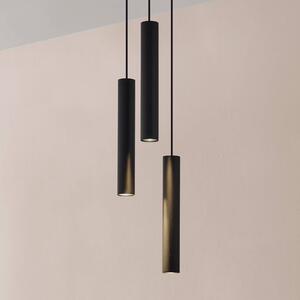 Lampa wisząca Joffrey Lindby, możliwość ściemniania, czarny, salon / jadalnia, metal, nowoczesny