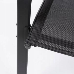ZESTAW KRZESEŁ OGRODOWYCH x2 METALOWE TARAS BALKON KRZESŁO OGRODOWE