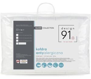 Kołdra EUROFIRANY Design 91 Silver 160 x 200 cm Biały
